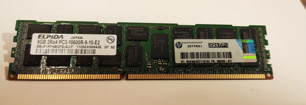 Elpida RAM Memory 8 GB64738332410754120