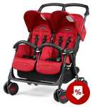 Wózek spacerowy dwuosobowy bliźniak PegPerego Aria shopper twin