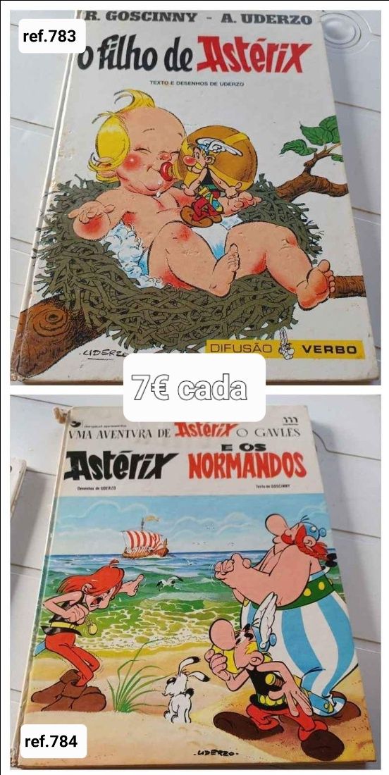 Livros Asterix e Obelix