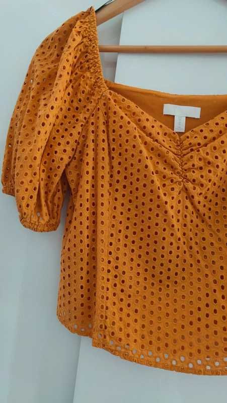 Blusa bordado inglês 40 H&M
Nunca usei