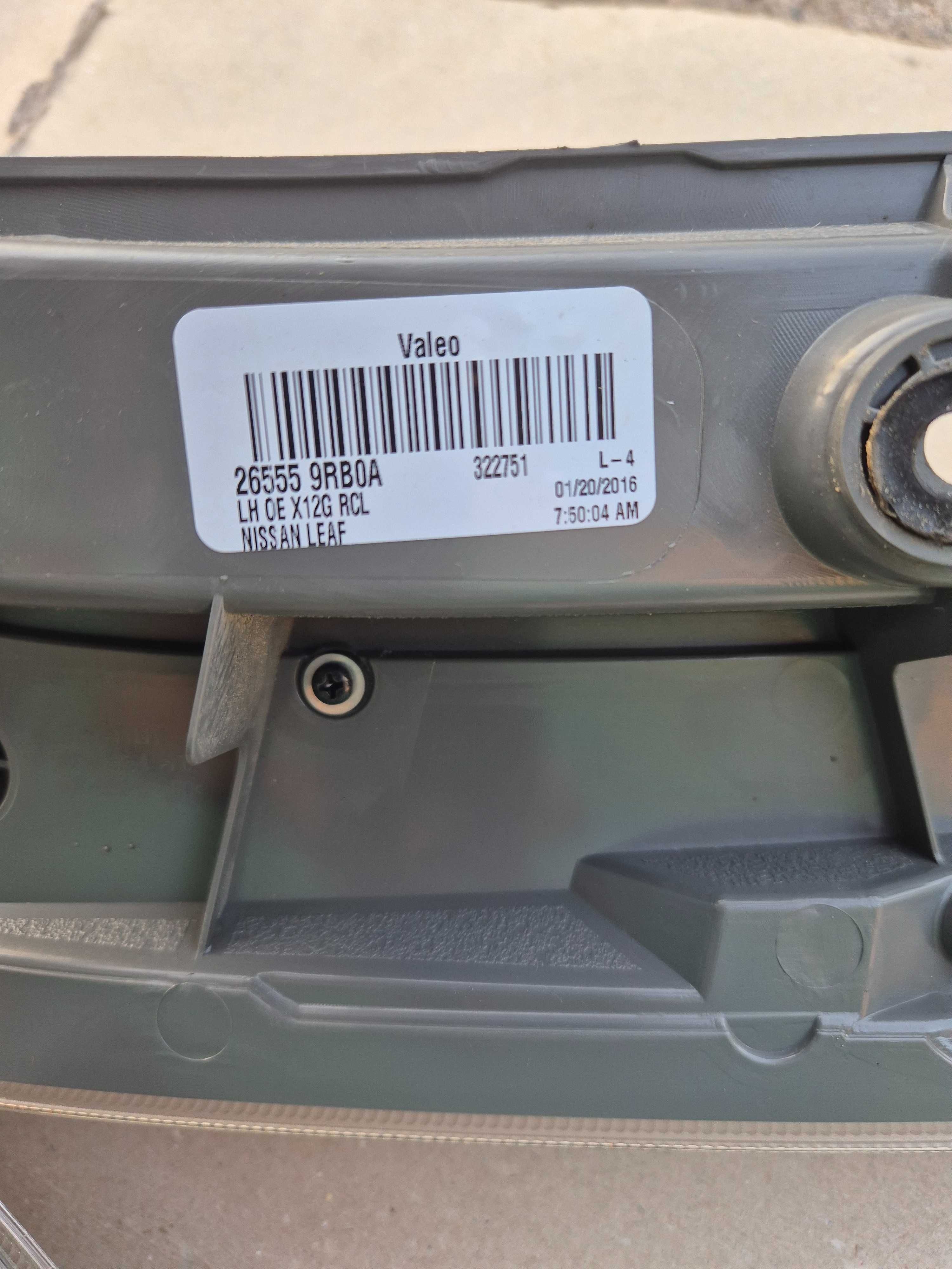Задні фонарі стопи фари Ніссан Ліф Nissan Leaf 2011-2017 р.