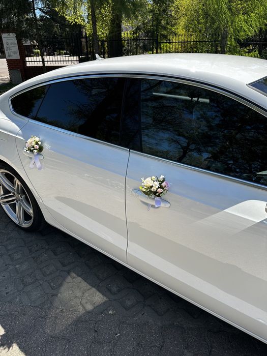 Auto do ślubu białe Audi A5 S-line!