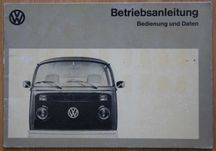 Instrukcja Volkswagen Transporter 1971