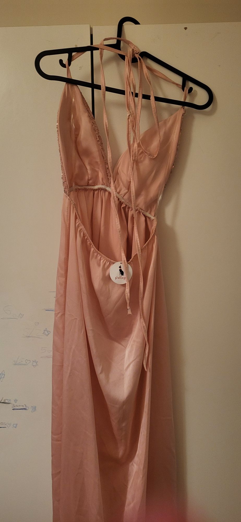 Vestido cerimonia Rosa