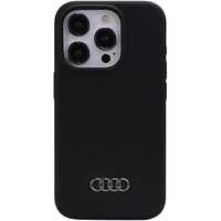 Etui Ochronne Audi Silicone do iPhone 15 Pro 6.1" - Czarny