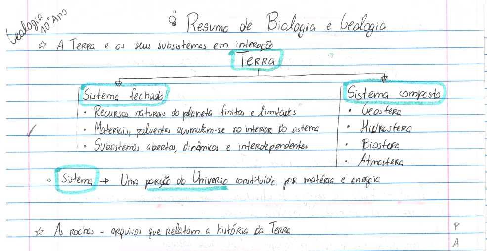 resumos biologia e geologia 10º e 11º