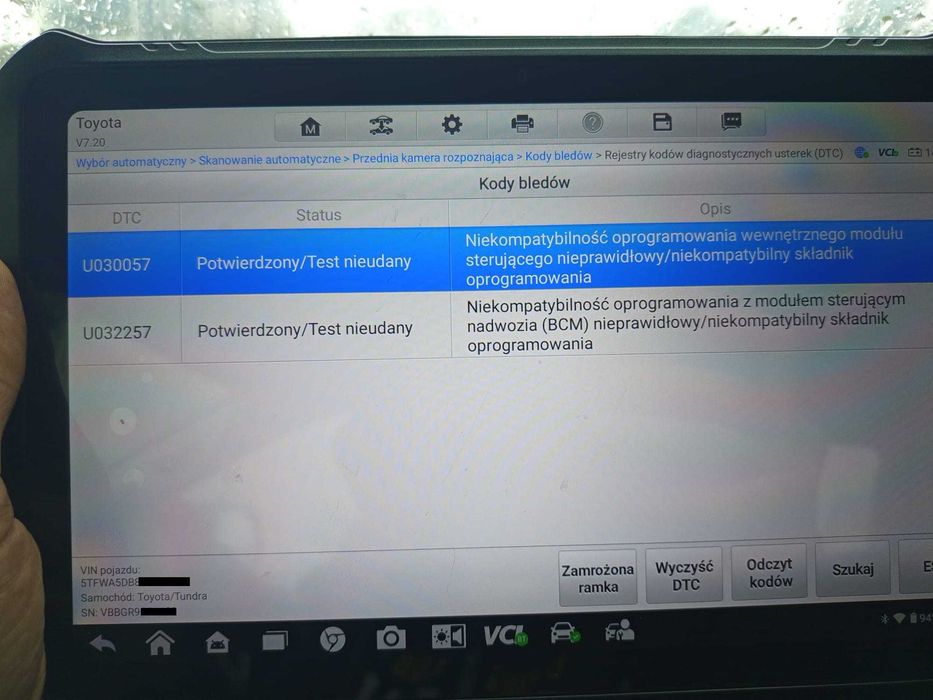 LEXUS / TOYOTA   U032257  U030057   dopisywanie używanych modułów