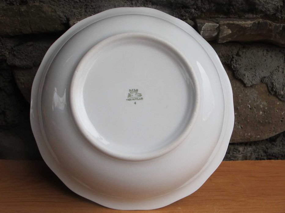 Porcelanowa Duża głęboka Miska/Półmisek_KAROLINA