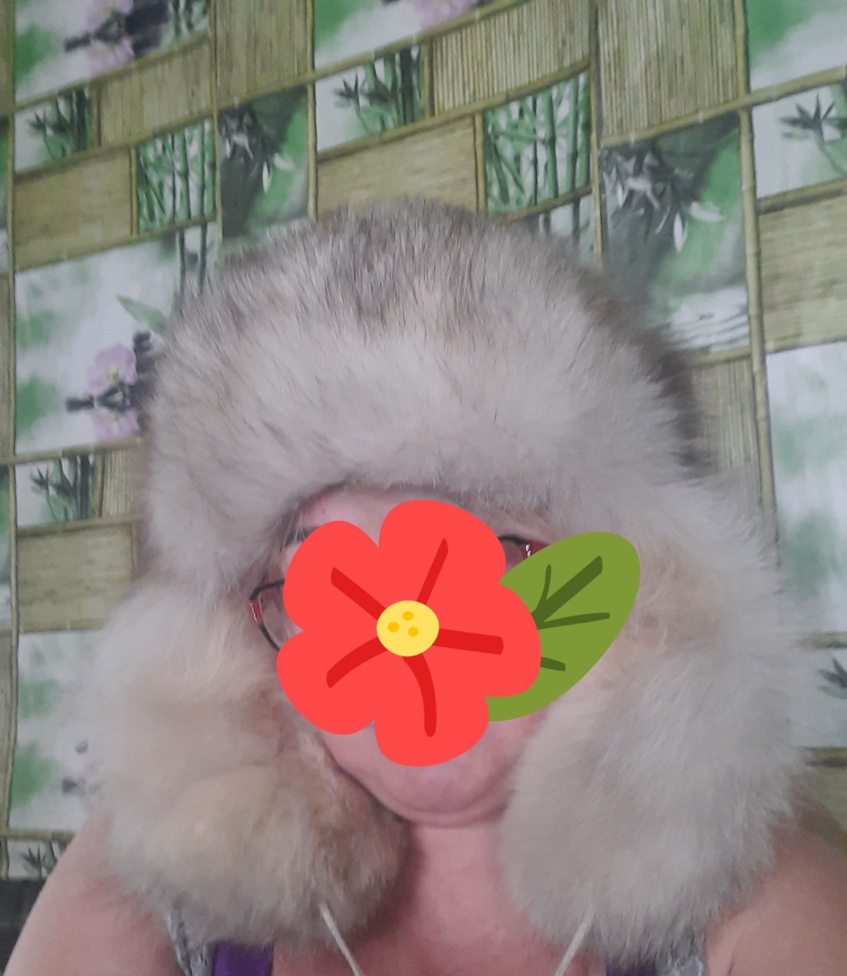 Продам шапку из песца.