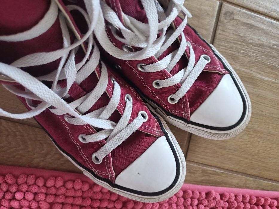converse, bordowe