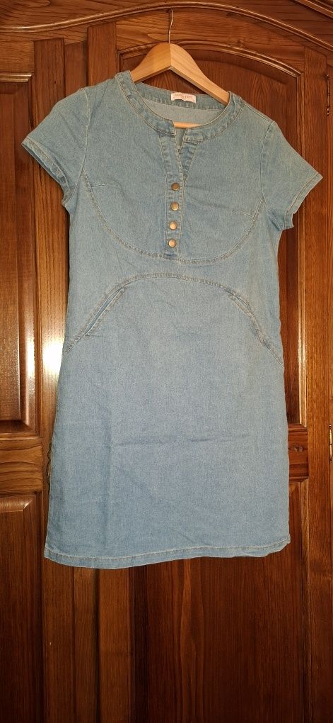 Vestido em ganga