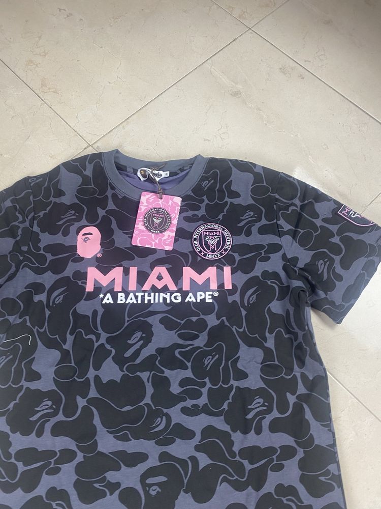 t-shirt do Inter de miami x BAPE