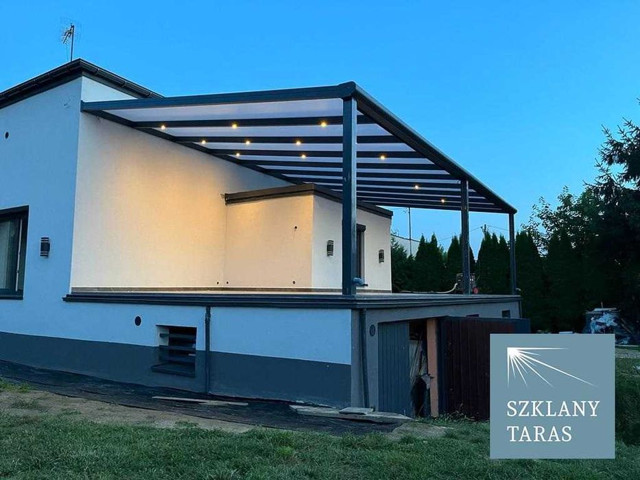 Weranda aluminiowa, zadaszenie tarasu, ogród letni, patio, taras