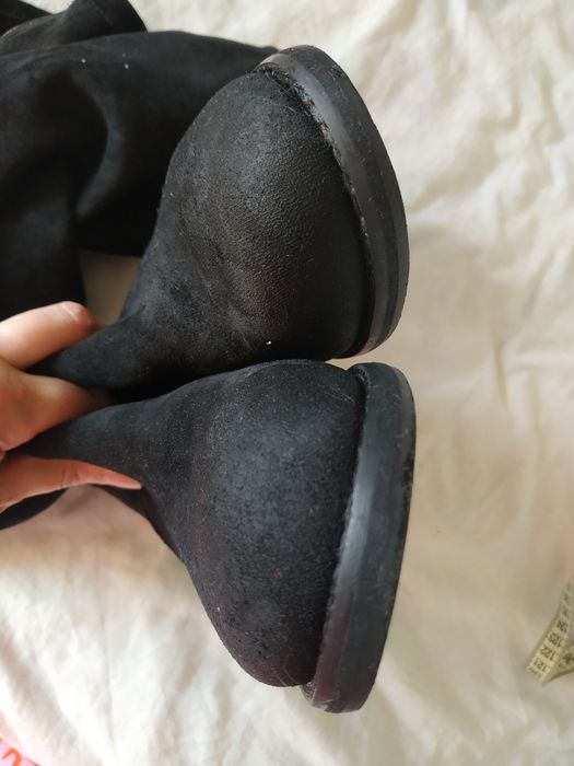 Ботфорти високі нові замша нубук 39 р