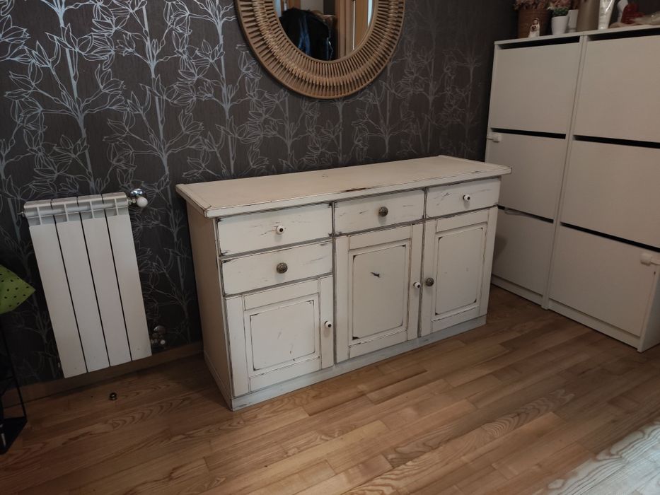 Movel de entrada antigo em madeira