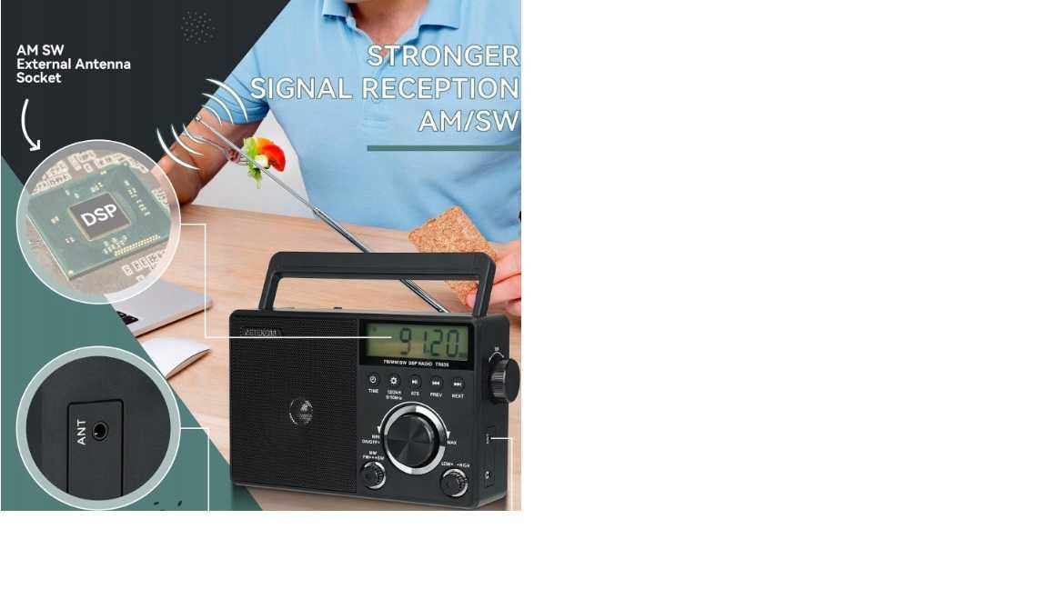 Радіоприймач Retekess Tr 635