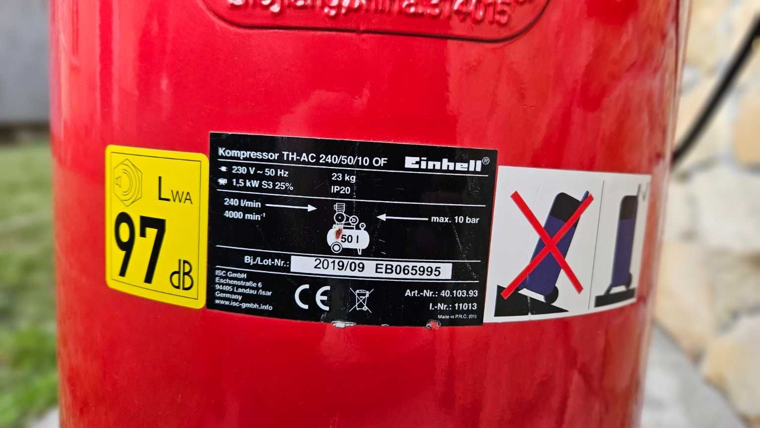 Компресор Einhell TH-AC 240/50/10 OF