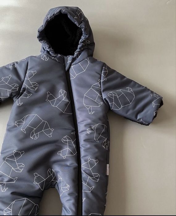 Зимовий термокомбінезон Boonyx, сірий, 80 розмір