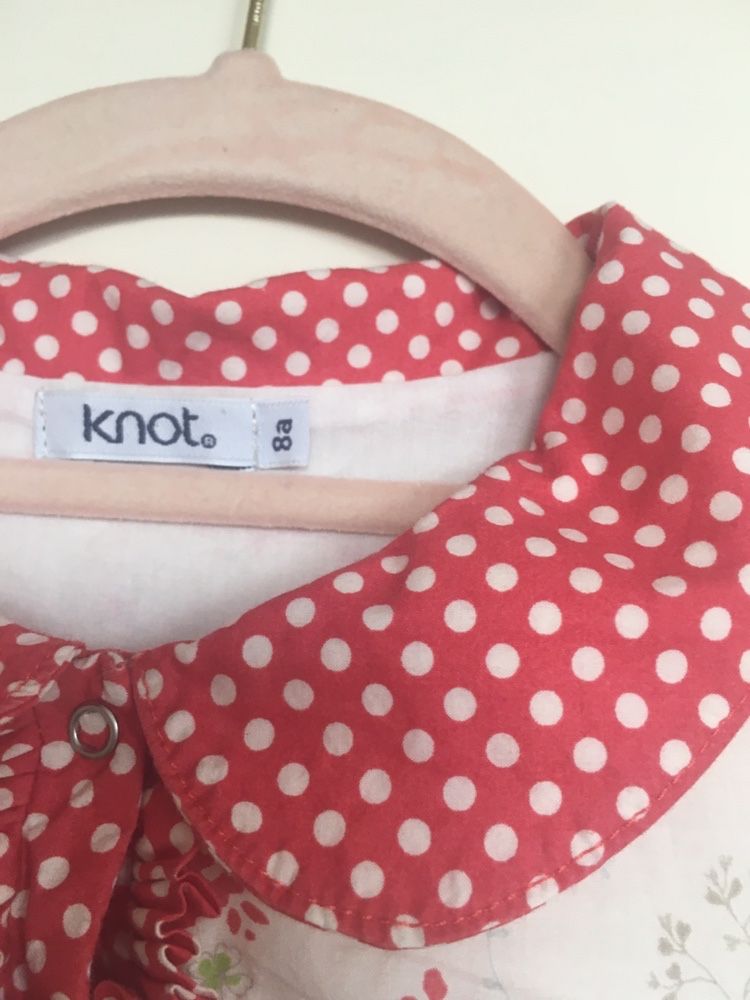 Vestido KNOT, tam 8 anos ( portes gratis)