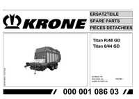 Katalog części  KRONE TITAN R/48 GD, 6/44 DG
