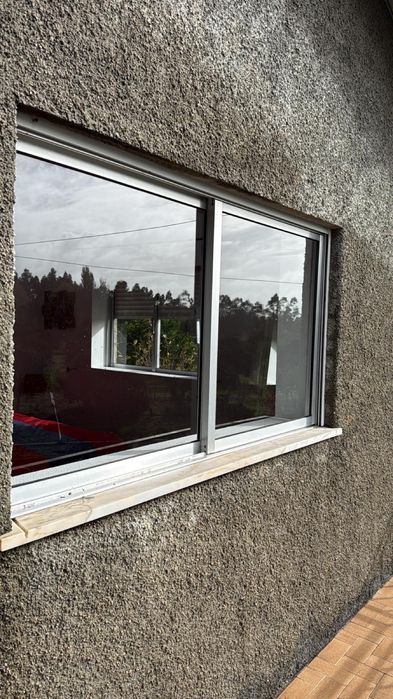 Vendo lote  de portas e janelas inox vidro simples