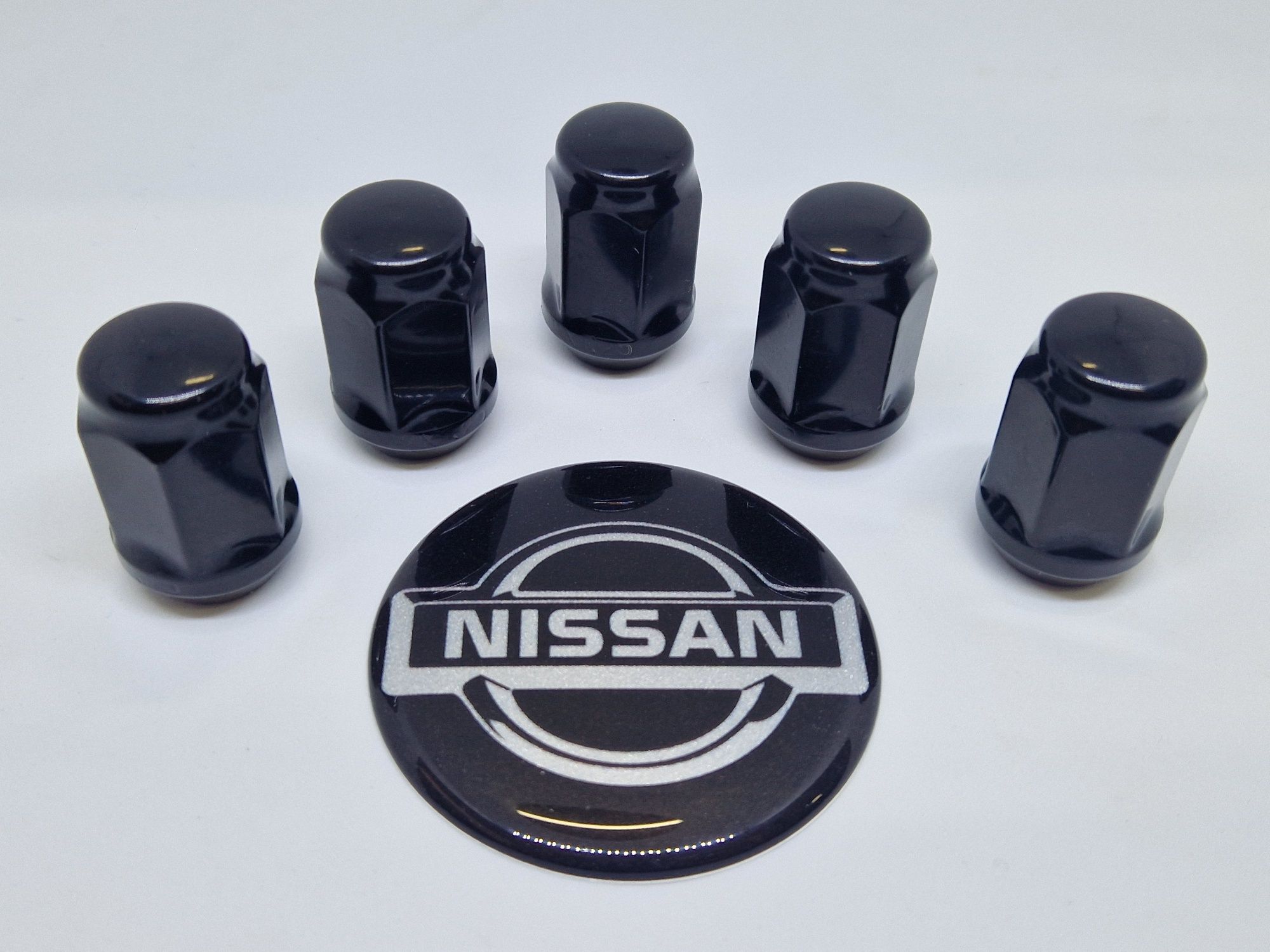 Гайка до дисків Nissan/Suzuki/Subaru 12×1.25 чорна конус Infiniti