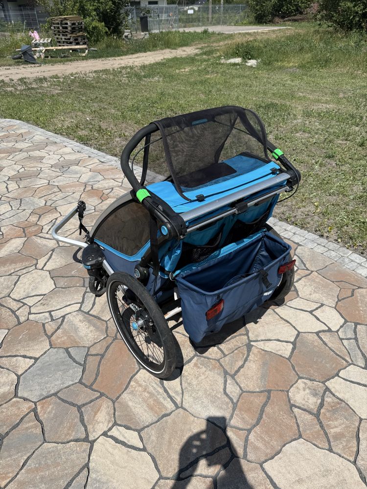 Przyczepka rowerowa Thule Cross 2 jogging dwuosobowa