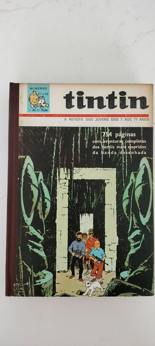 Tintin revista - varios volumes encadernados capa dura orig Bertrand