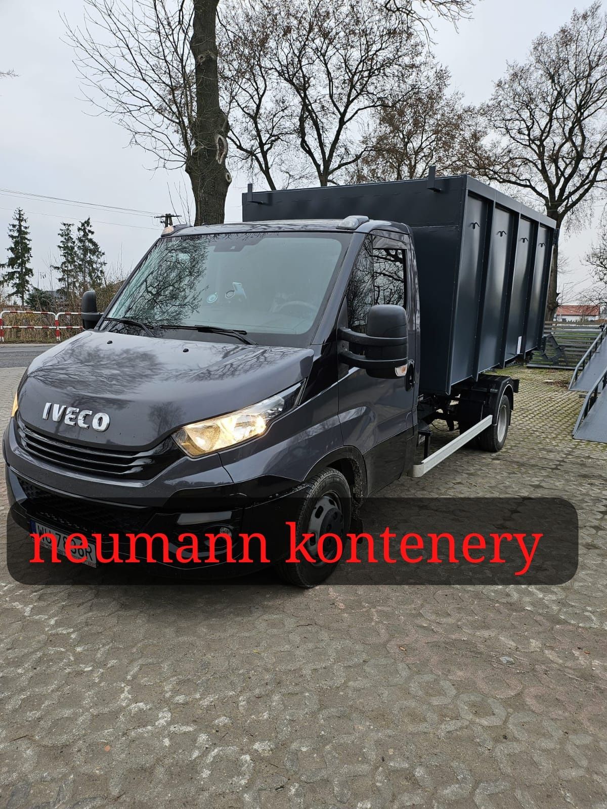 Kontener hakowy NEUMANN KP10 KP12 KP15 złom odpady gruz  śmieci
