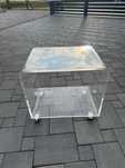 Stolik Szafka Plexiglass Plexi Vintage 55x39x50