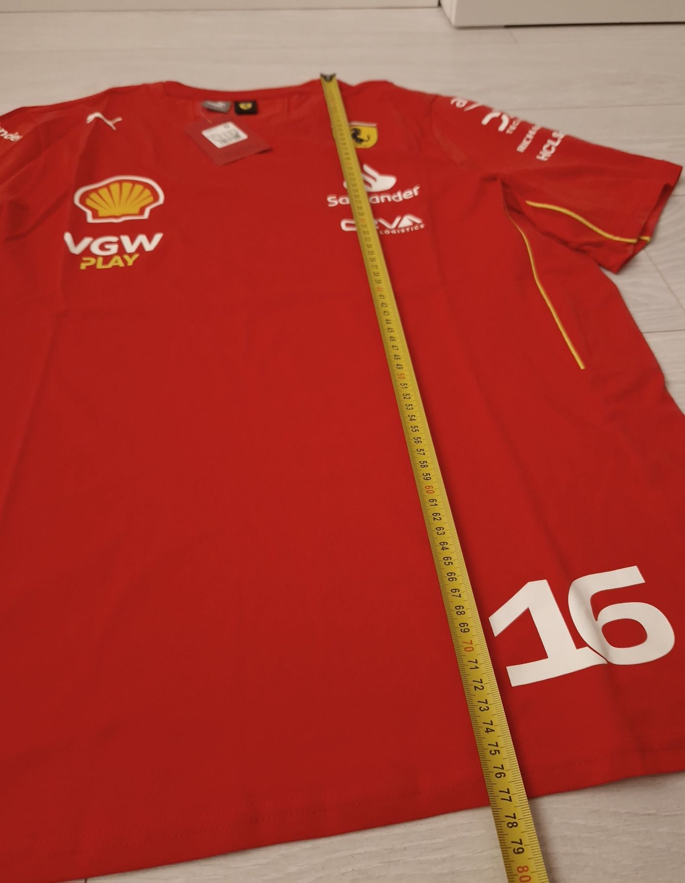 koszulka Charles Leclerc, Scuderia Ferrari 2024, F1, Formula 1, Puma