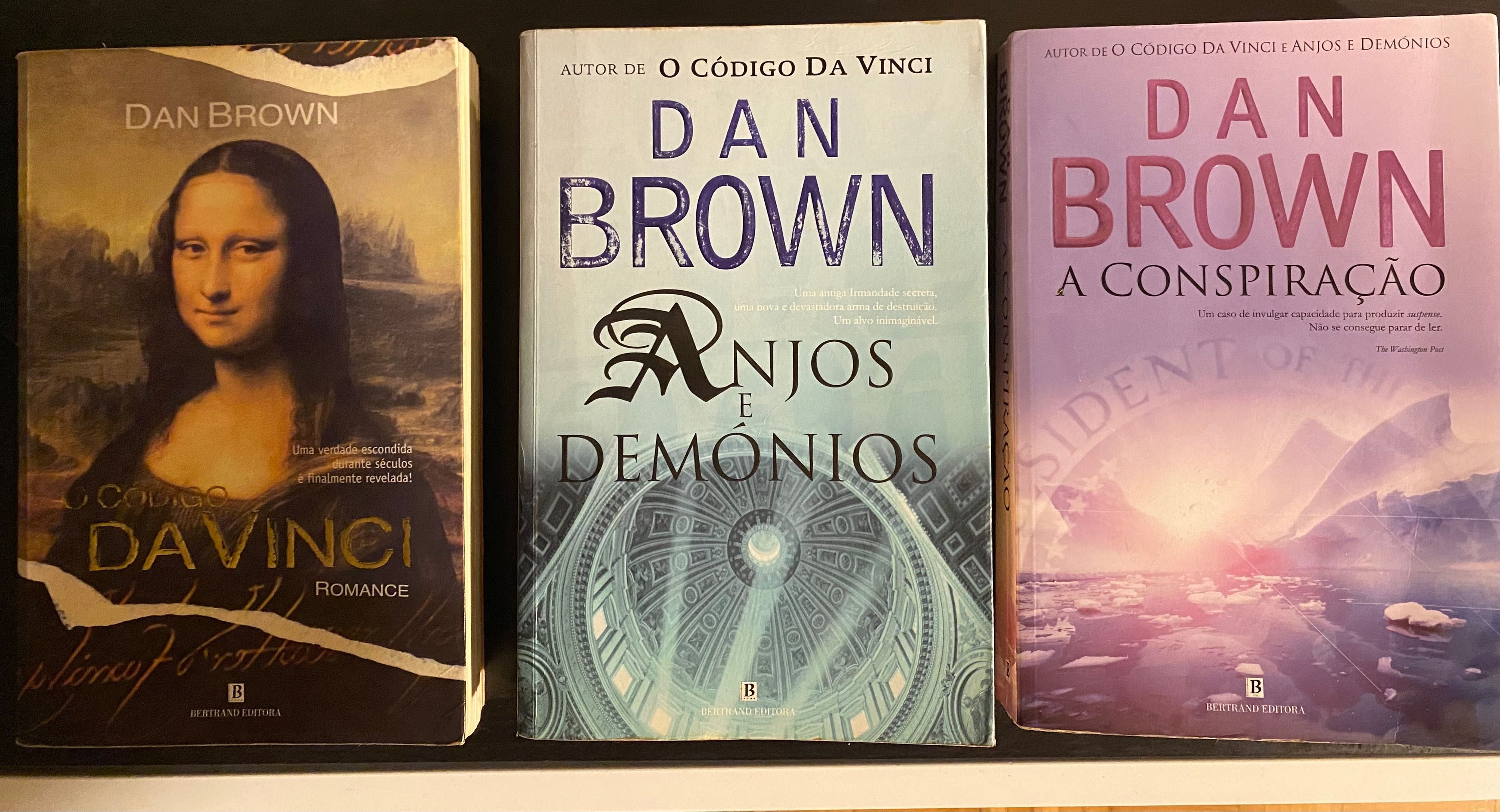 Dan Brown - Três livros - 5 cada