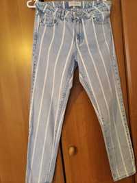 Spodnie damskie rozmiar S/M jeansowe Reserved 34 /36 JAK NOWE