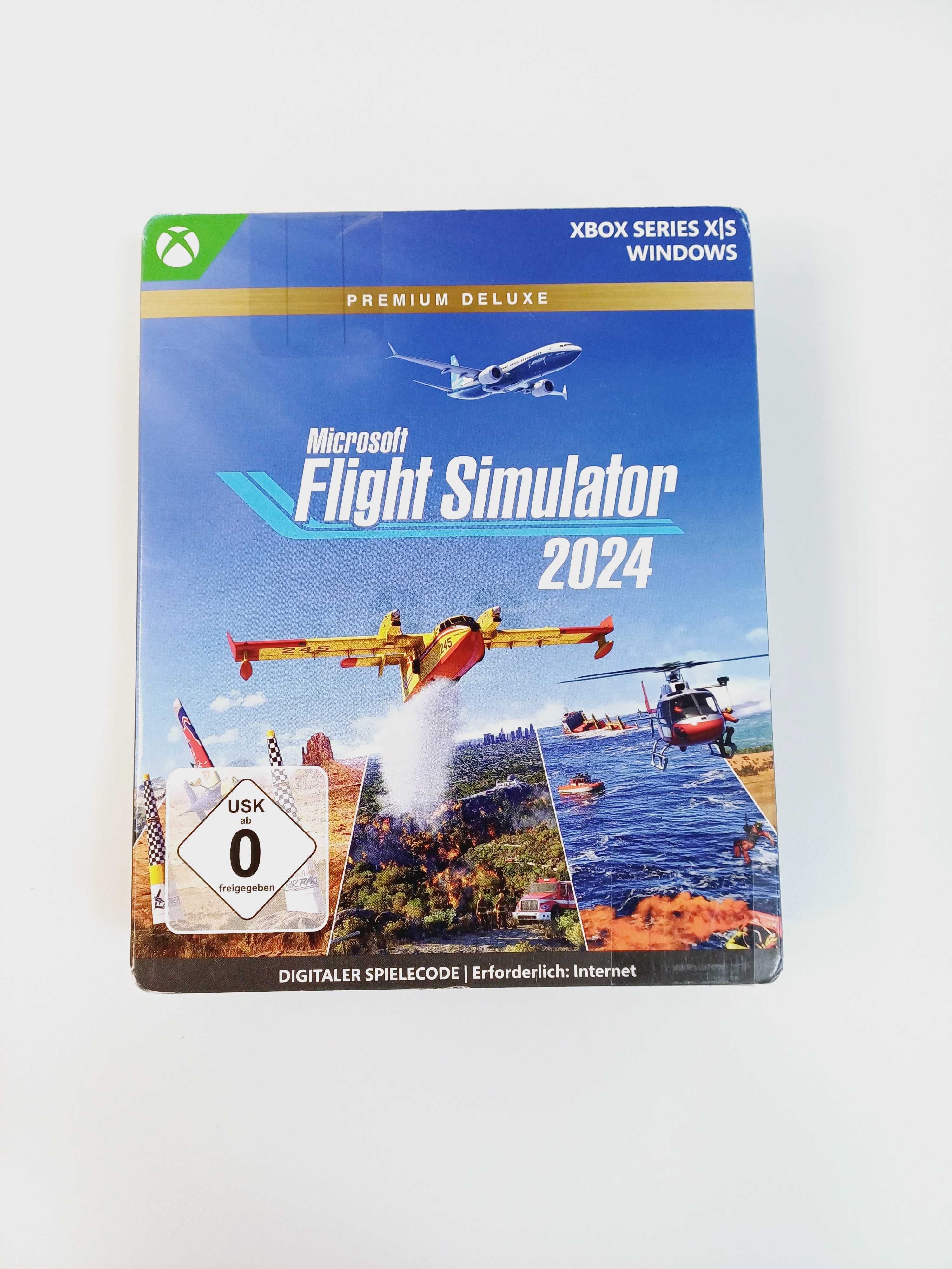 Gra Flight Simulator 2024 Premium Deluxe Xbox series X|S PC niemiecki