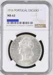 Moeda Prata Escudo, NGC