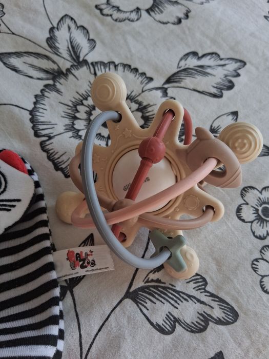 Gryzak pluszowe pacynki zegarek z grzechotką