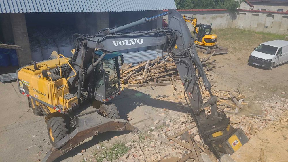 VOLVO EW 140C KOPARKA KOŁOWA szybkozłącze S 60 klima