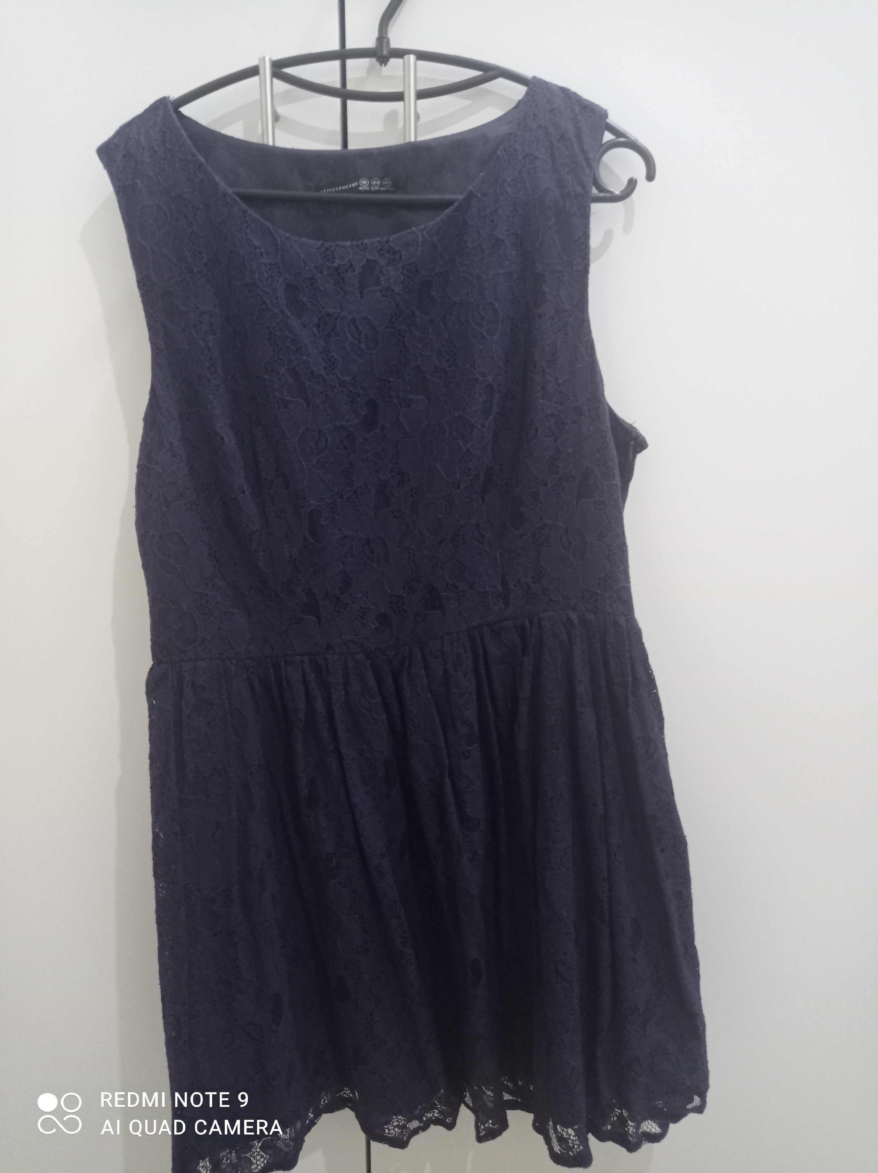 Vestido Renda Azul