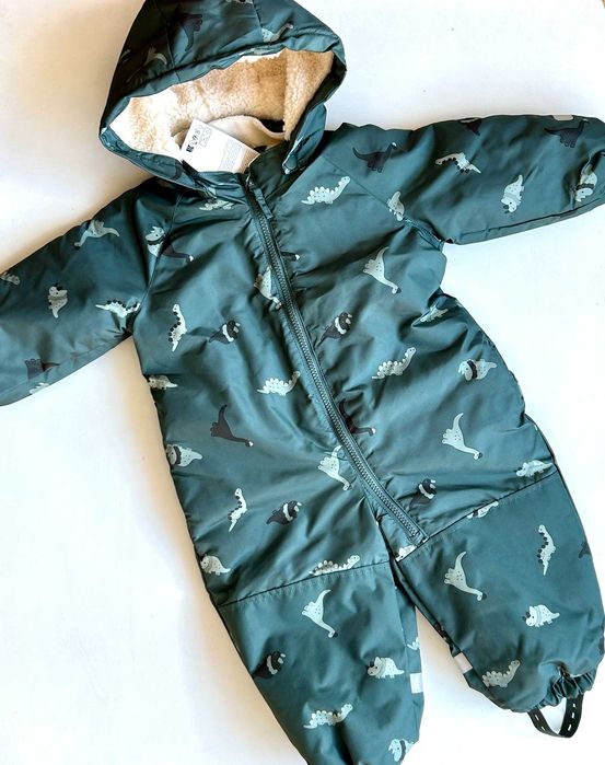 Зимовий термо комбінезон діно від h&m ріст від 80 до 104 см