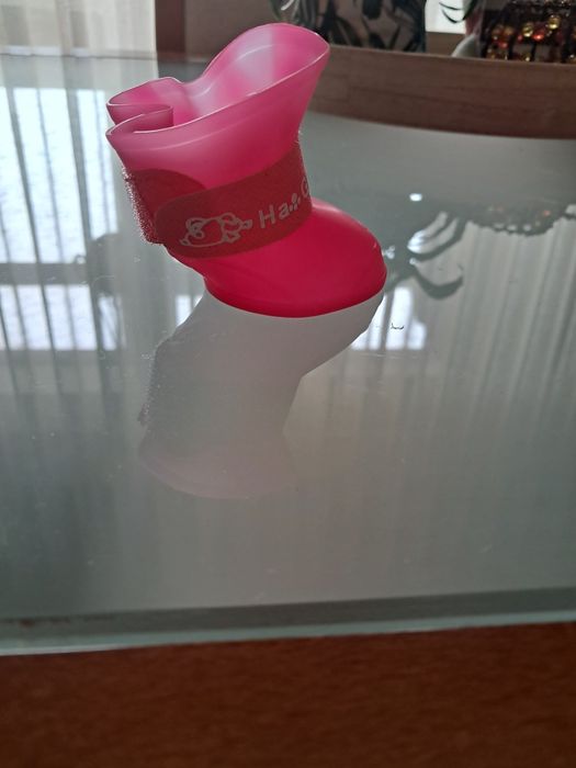 Pet Shoes-calçado em silicone para cadelinha