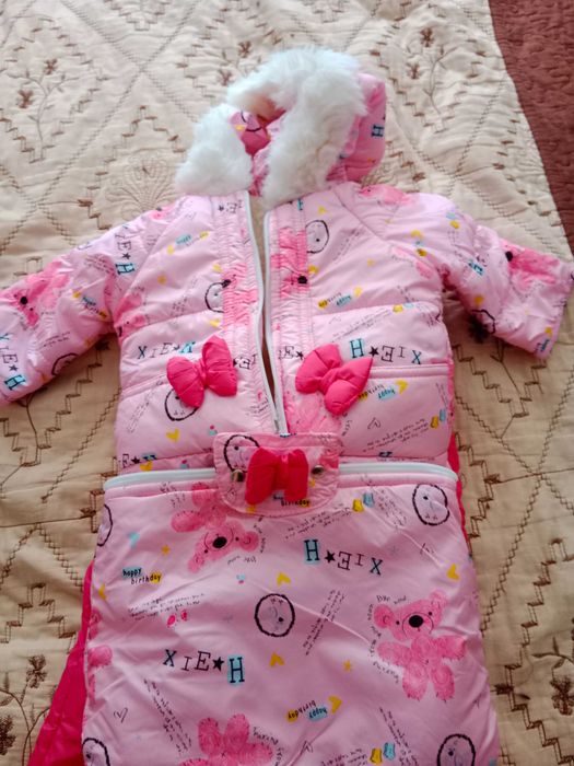 Зимовий комбінезон, конверт від народження до 1,5року