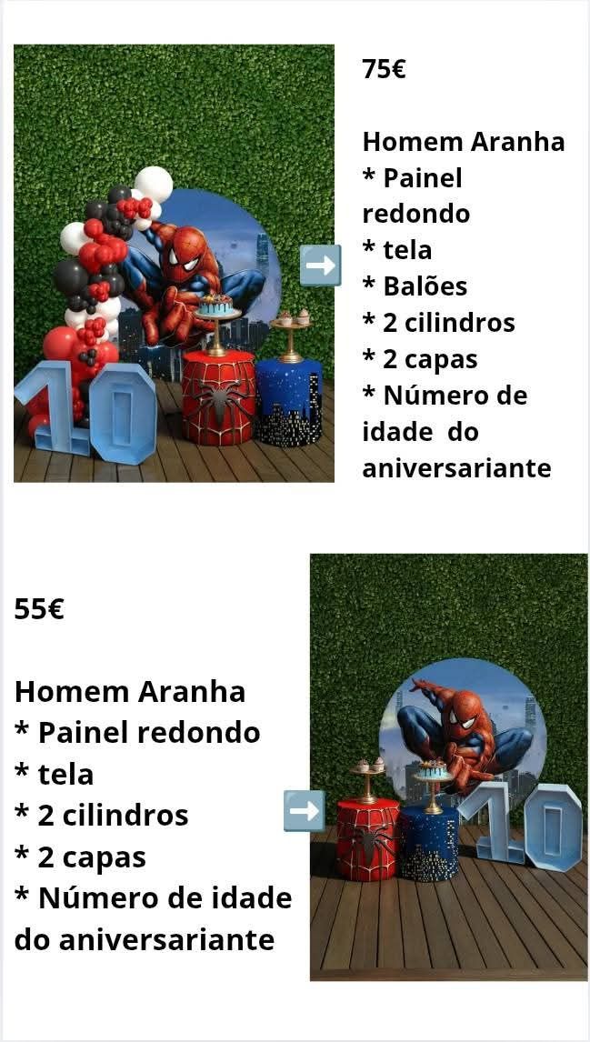 Decoração e material de festas