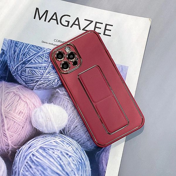 New Kickstand Case etui do Samsung Galaxy A12/5G z podstawką czerwony