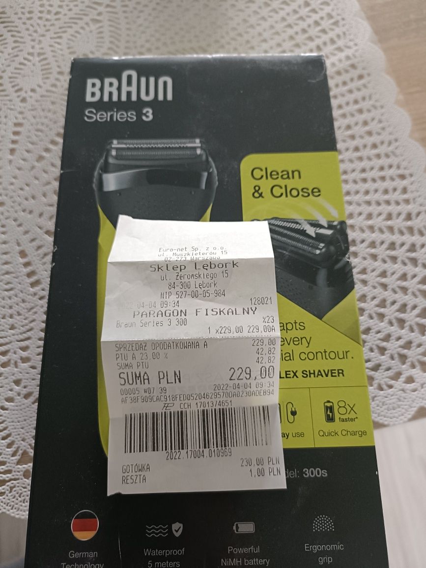Golarka do brody Braun 3 Nowa
