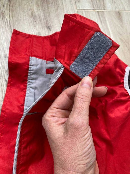 Куртка для собаки WOOFIT легка, червона, розмір S, з чохлом