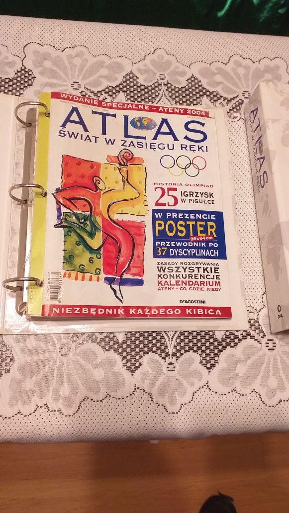 Atlas Świata. De Agostini.