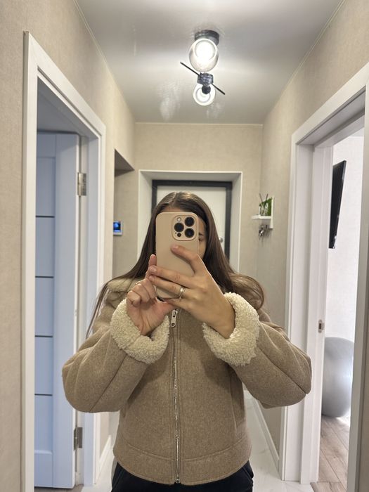 Дублянка zara вкорочена і тепла