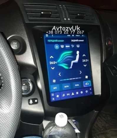 Android 14 RAV4 Toyota RAV 4 Tesla Рав 4 Дисплей GPS CarPlay Магнитола
