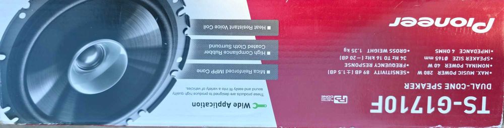 Динаміки PIONEER TS-G1710F