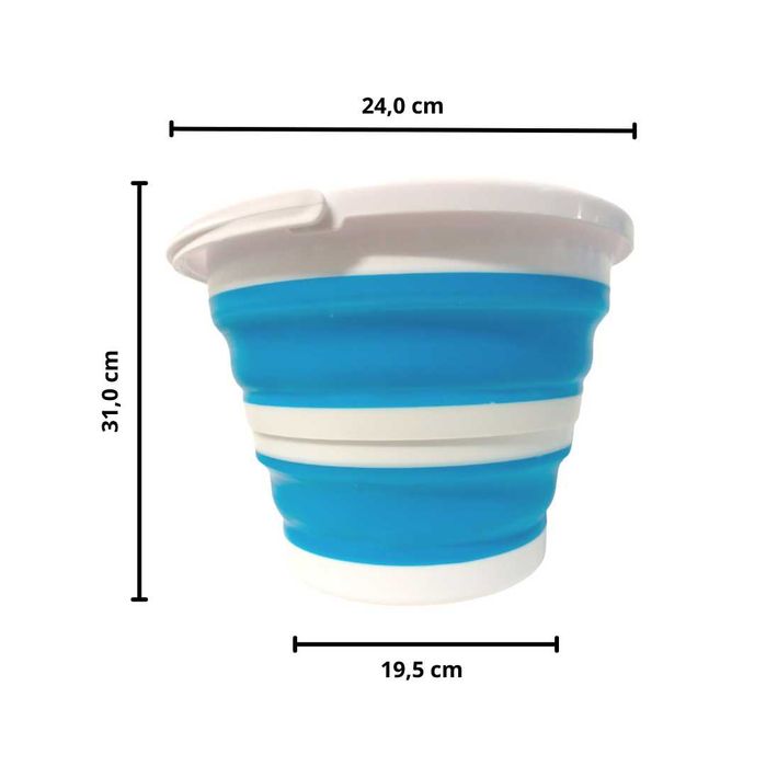 Máquina de Lavar Roupas Leves e Balde de 10 Litros